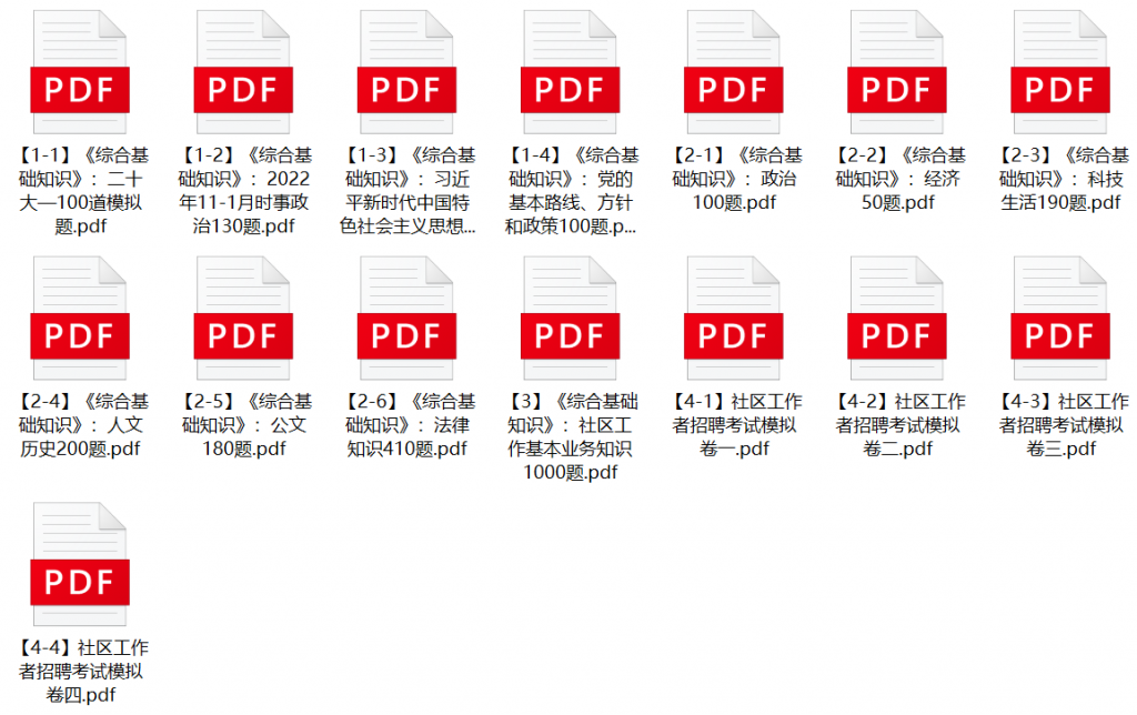 图片[1]-2022年黔西南安龙县社区工作者招聘笔试题库-公考题库
