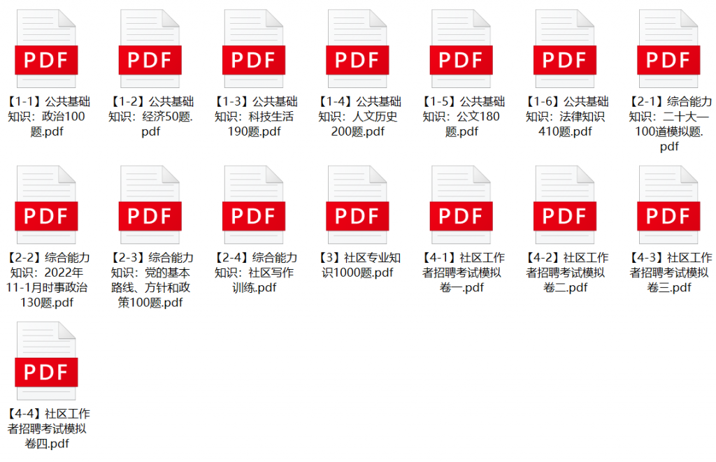 图片[1]-2022年菏泽郓城县社区工作者招聘笔试题库-公考题库