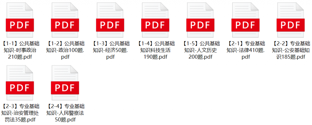 图片[1]-2023年信阳市公安机关辅警招聘笔试题库-公考题库