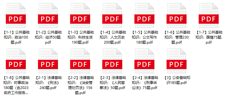 图片[1]-2023年宝鸡市公安局辅警招聘笔试题库-公考题库